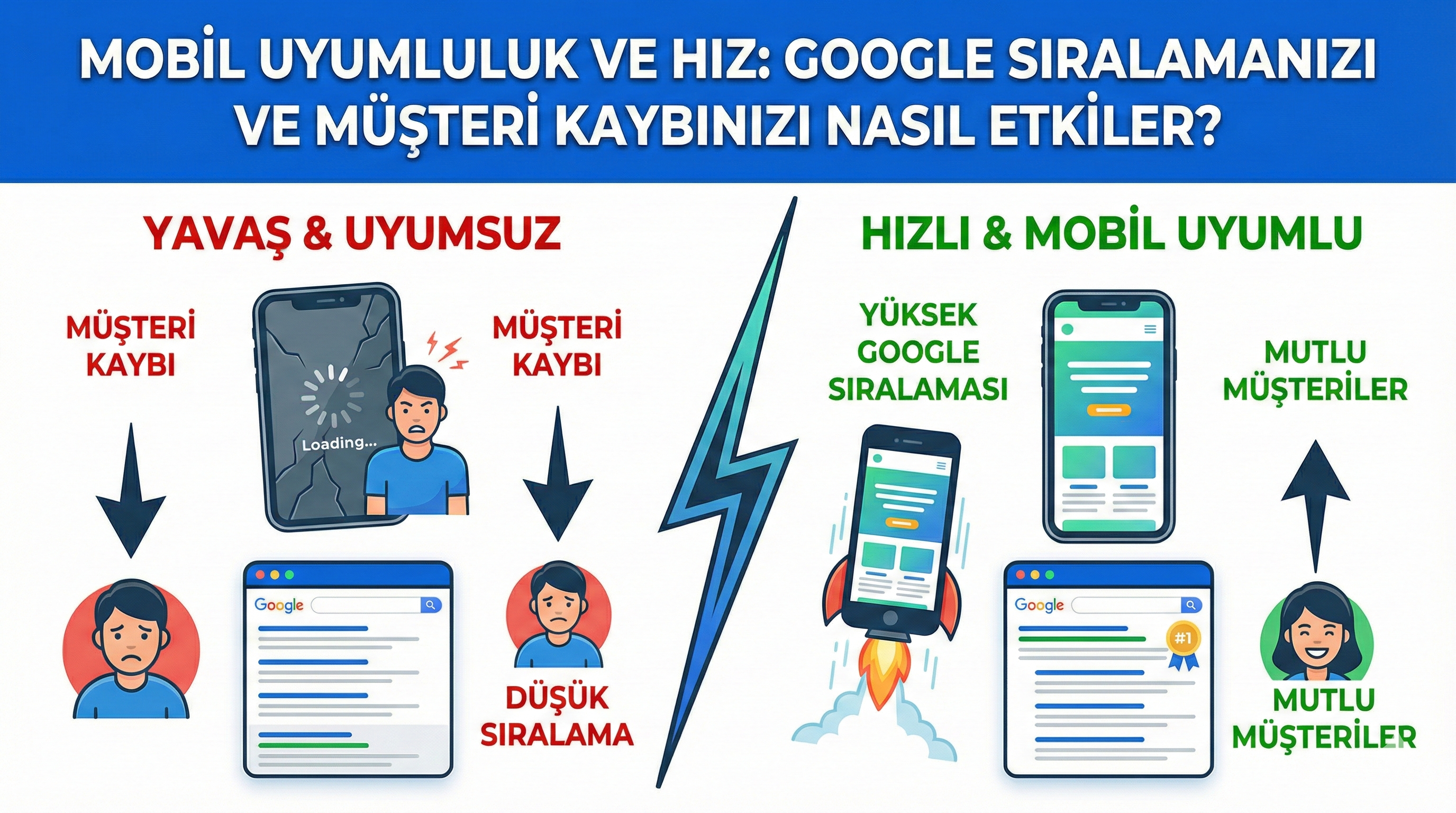 Mobile Compatibility and Speed: How It Affects Your Google Ranking and Customer Loss?