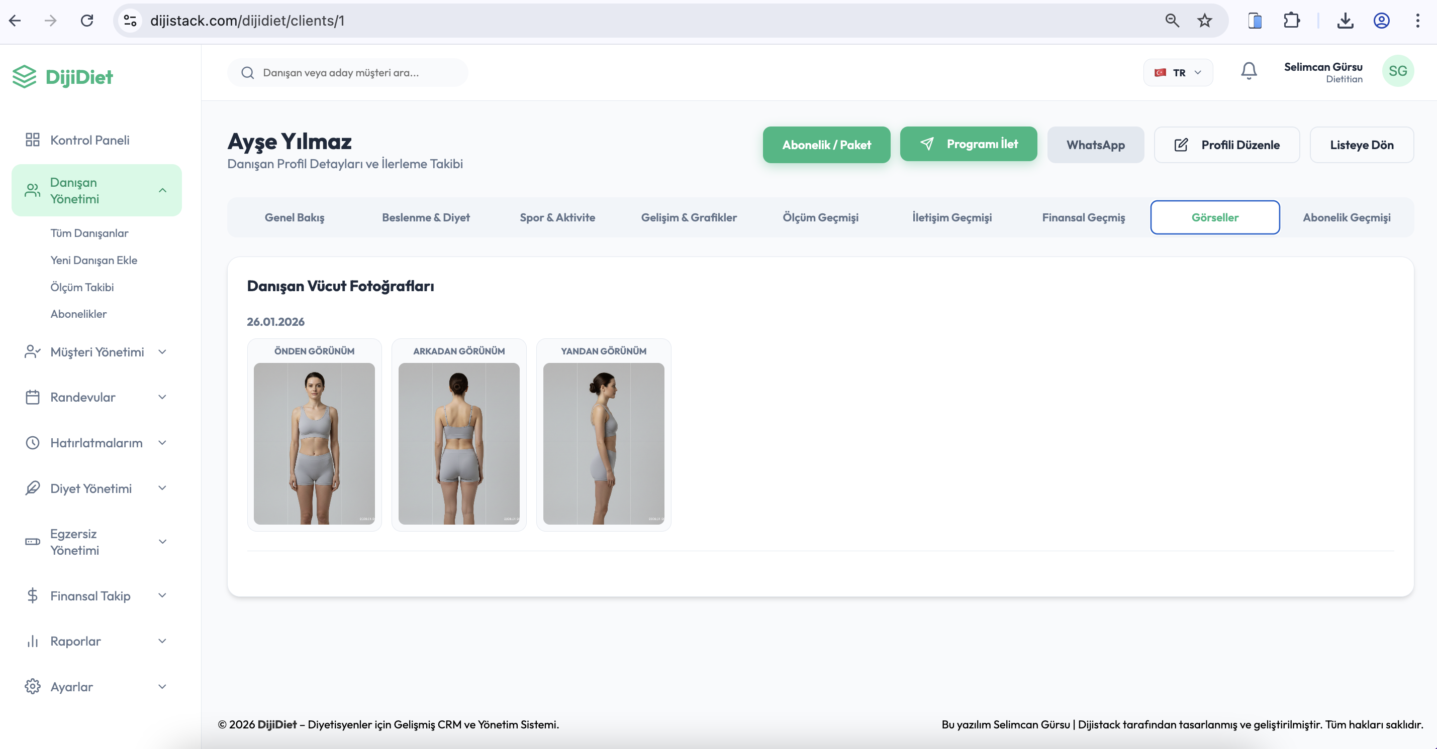 Dijidiet | Smart Dietitian Management Platform Screenshot